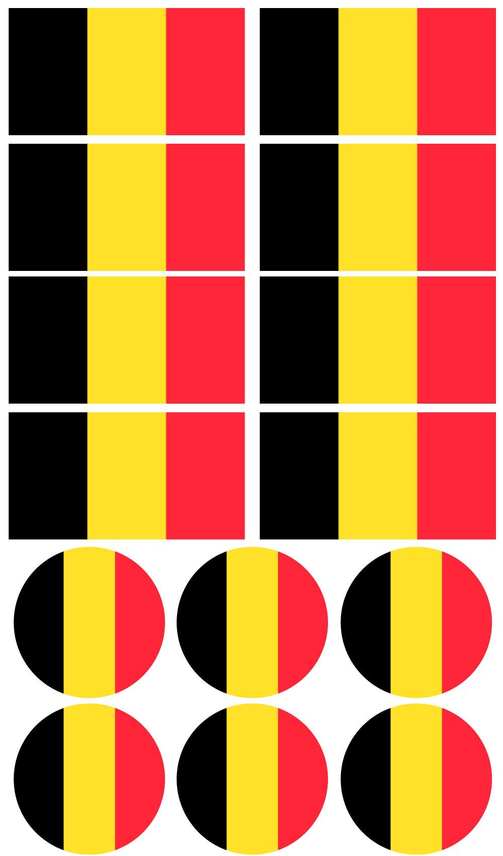 Belgien Aufkleber Autoaufkleber In Den Nationalfarben