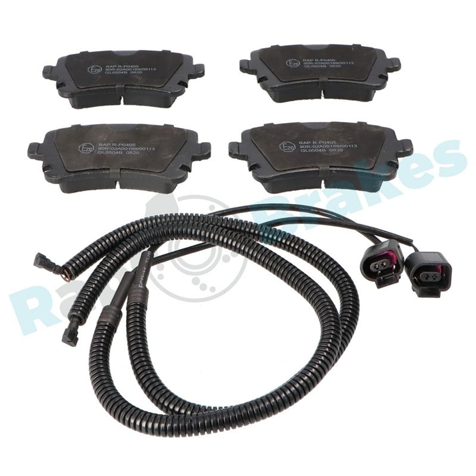 RAP Brakes Bremsenset 310mm hinten | R-D0510 + R-P0405 Kompatibel mit (3D1, 3D2, 3D3, 3D4, 3D6, 3D7, 3D8, 3D9)