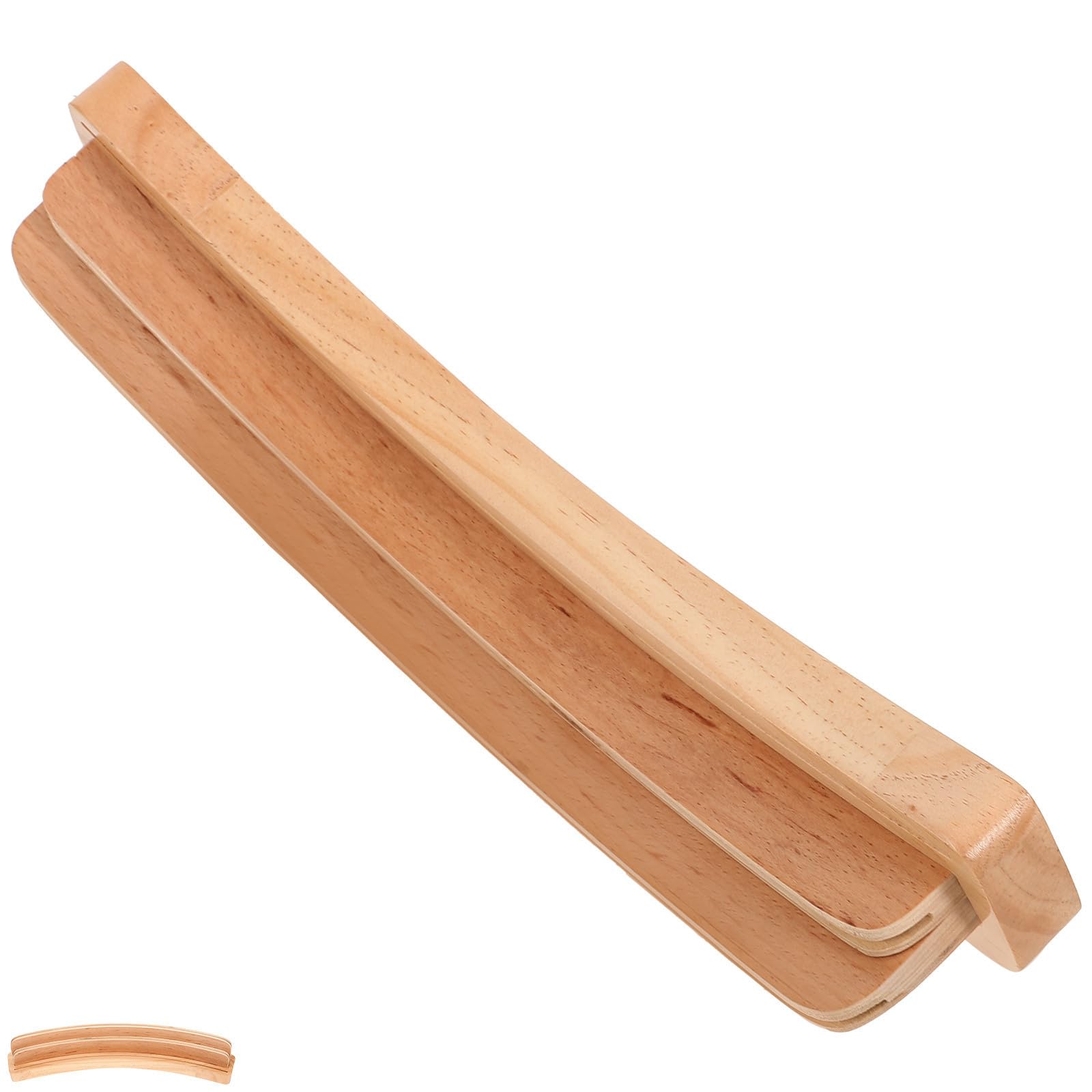 Soporte de madera para cartas curvado para sujetar tarjetas sin esfuerzo