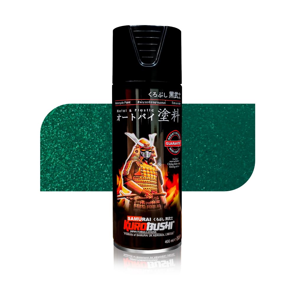 Samurai Kurobushi Motorcycle Paint Colours CD028 Candy dark green Spray Paint 400 ml-image-40