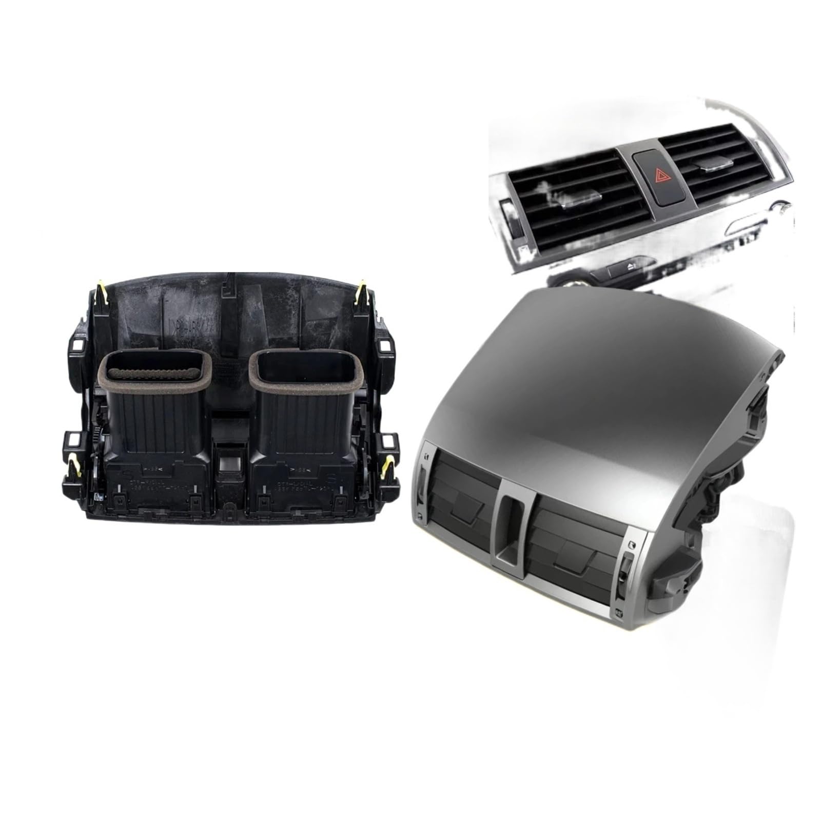 Mascherina Autoradio Cornice Stereo Auto Sostituzione Automotive Aria Condizionata Presa Pannello Griglia Copertura per Toyota per Corolla per Altis 2008 2009 2010 2012 2013