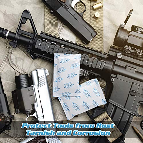 Surpoxyloc (50SACHETS)20G 20 Gram(50Packs) Food Grade Silica Gel Packs Dessicant Packets For Moisture Control,Cobalt Chloride Free Moisture Absorbers thumb #3