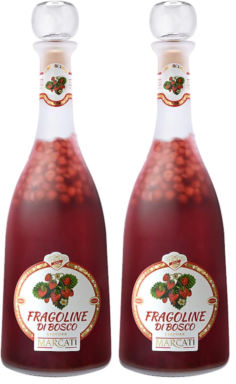 Fragoline Di Bosco italienischer Walderdbeerlikör (Packung mit 2)