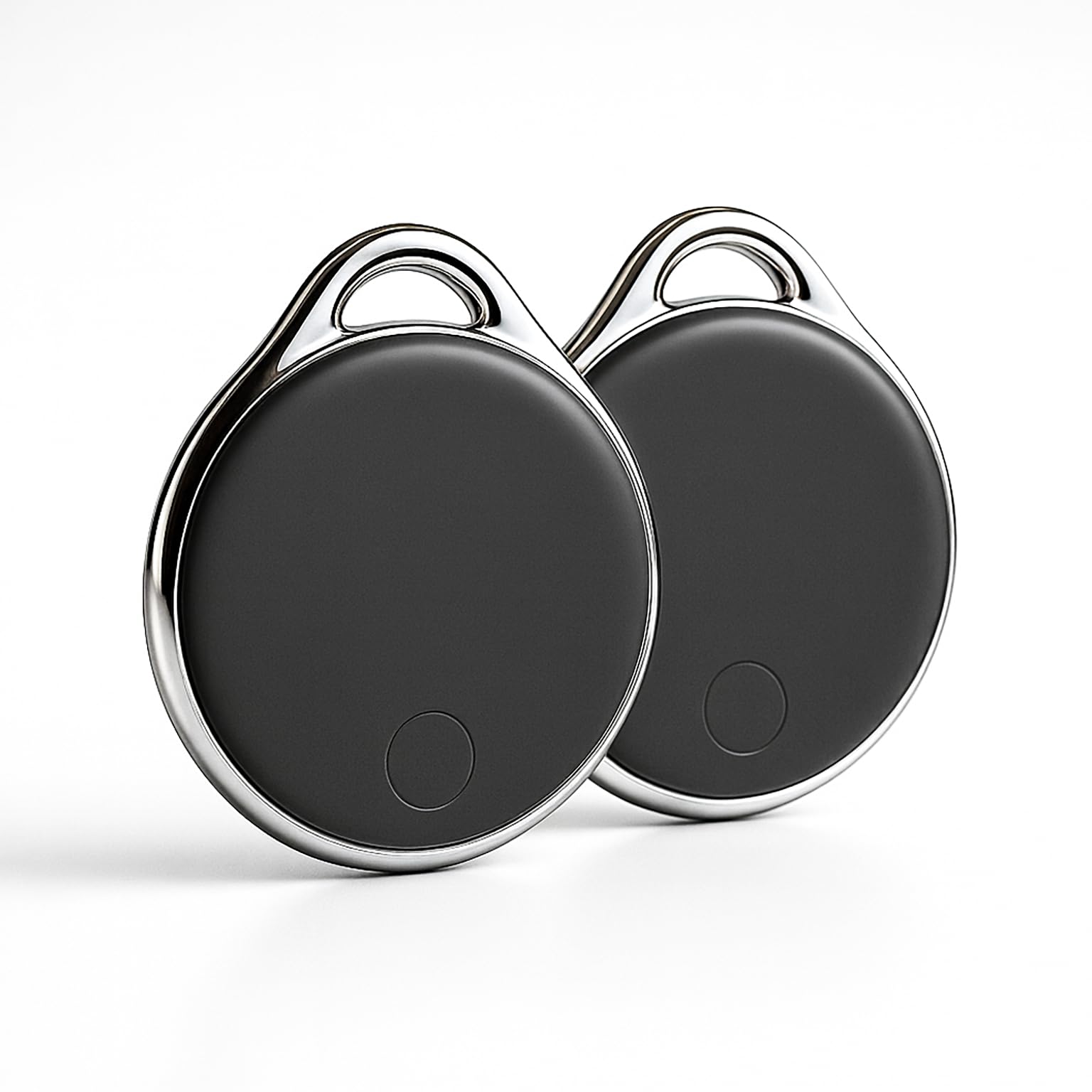 LINKSTYLE NIJITAG - Trova oggetti, Smart Key Tracker per cani, gatti, portafogli, bagagli, zaini, funziona con Apple Find My - Grigio antracite