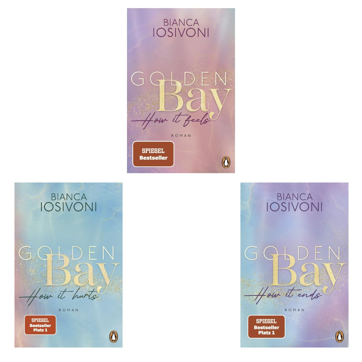 Bianca Iosivoni-Set: "Golden Bay - How it feels" + "Golden Bay - How it hurts" + "Golden Bay - How it ends" (Die Canadian-Dreams-Reihe, Band 1-3)