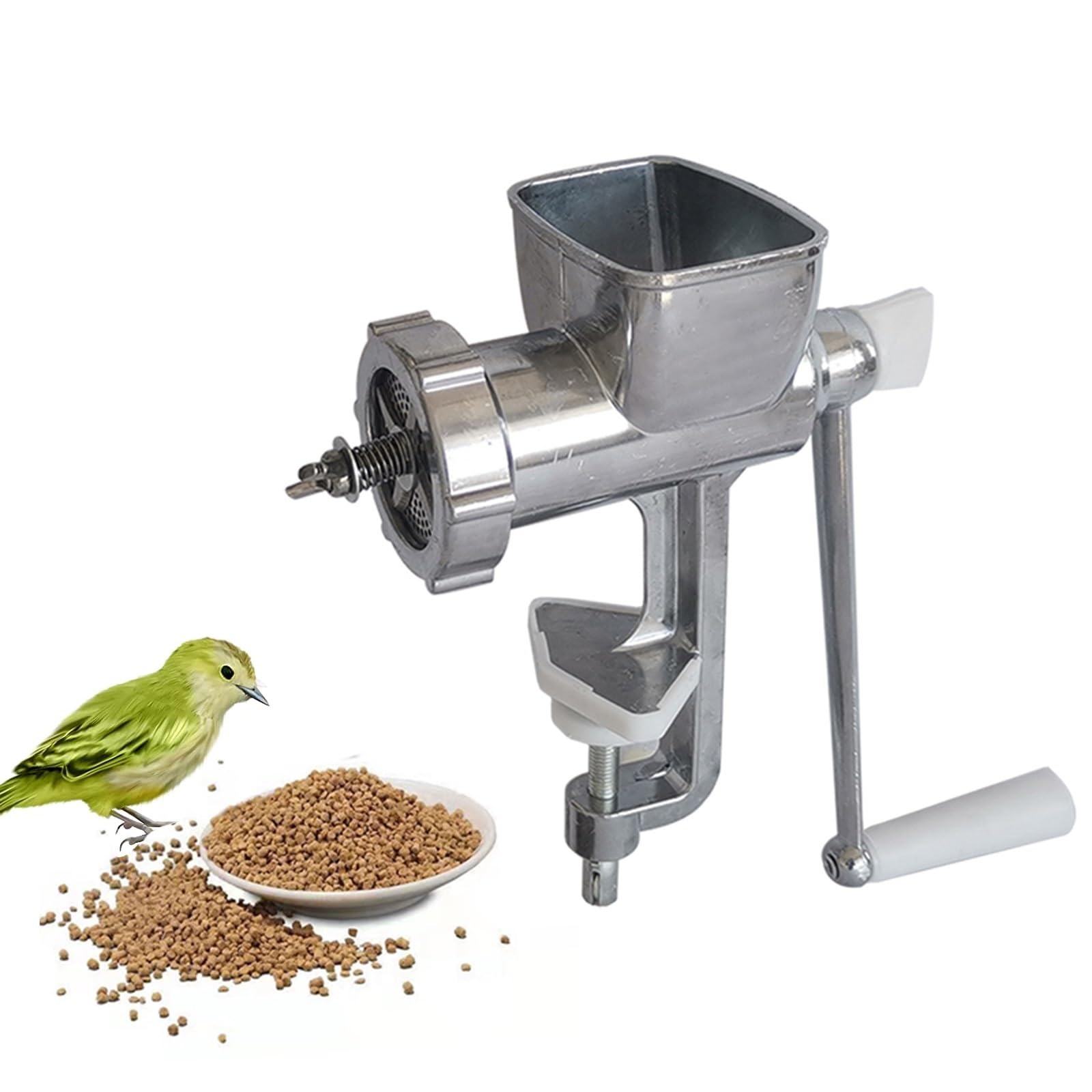 OVARIA Máquina de pellets de Alimentos for piensos, máquina Manual for Hacer pellets de Alimentos for Perros y Gatos, granuladora de Cebo for Mascotas for Peces, pájaros, Gatos, Perros y Loros