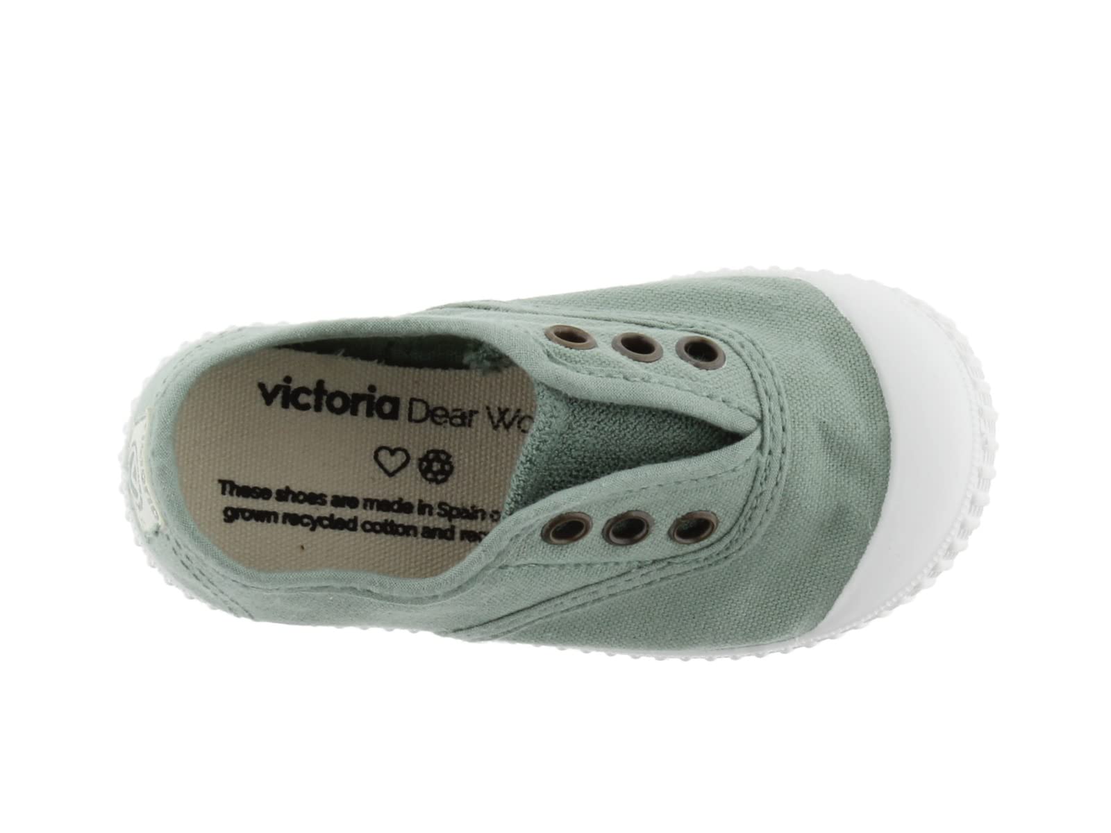 Victoria Zapatillas Unisex 1915 Lona Tintada DREC Elástico Central Refuerzo Puntera para Niños