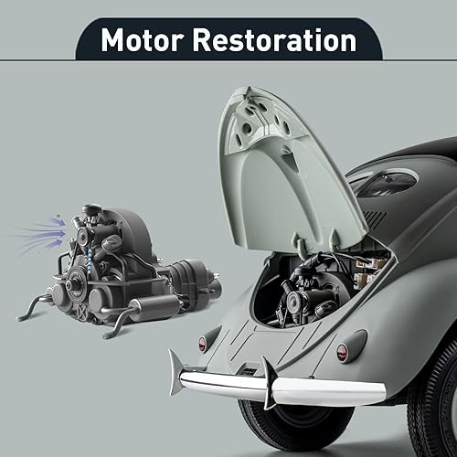 Miniatura 4 de RocHobby 112 RC Crawler The Peoples Car RTR gris RTR 4-RWD Offroad Truck Modelo Hobby Car RC Car Control remoto Car 4-Ch y 24GHz Transmisor para