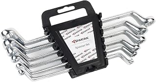 SPARTAN 6-Pcs Ring Spanner Set (6mm–17mm) | Strong Carbon Steel Wrench Set | Ideal for Home DIY, Cycle & Car Maintenance, ... Price In India