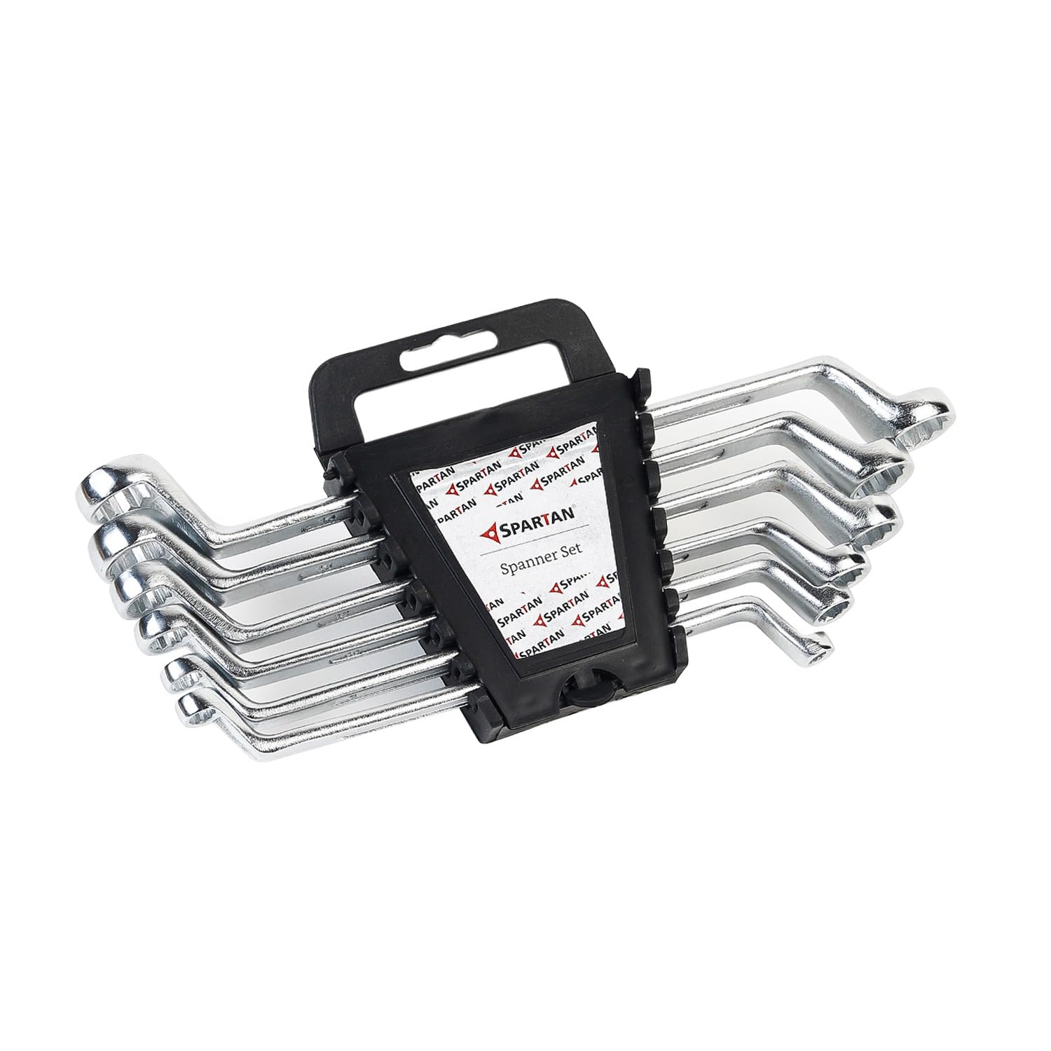 SPARTAN 6-Pcs Ring Spanner Set (6mm-17mm) | Heavy-Duty Chrome Vanadium Steel | Professional Tool Kit for Nut & Bolt Tightening, Automobile, Fitter, Welder & Home DIY Repair Work-image-22