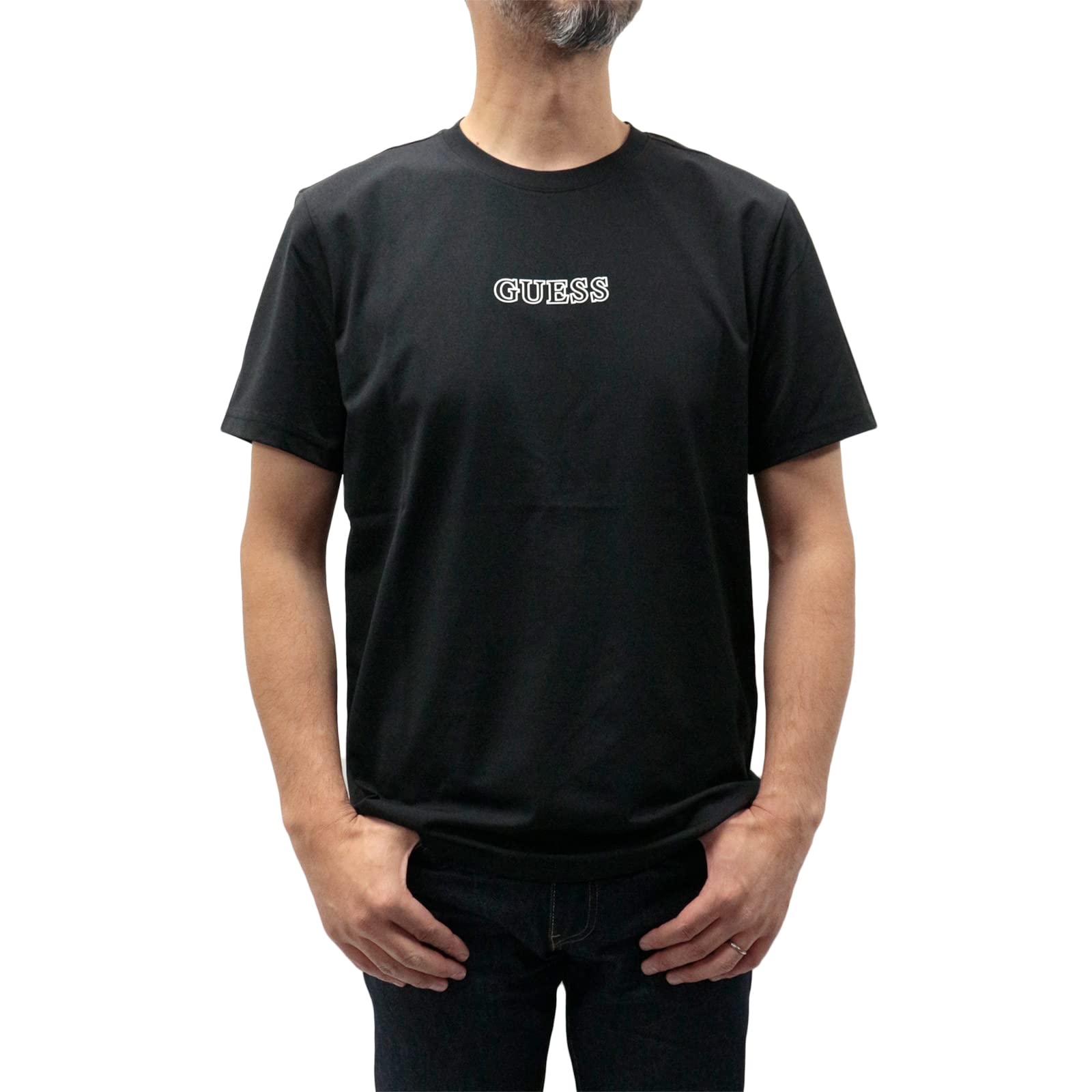 ゲス] Tシャツ SS T-SHIRT ボーイズ ゲス GUESS MEN'S S/Slv Tee Shirt （BLK） 半袖 [ゲス] Tシャツ MEN'S S/SLV TEE SHIRT メンズ