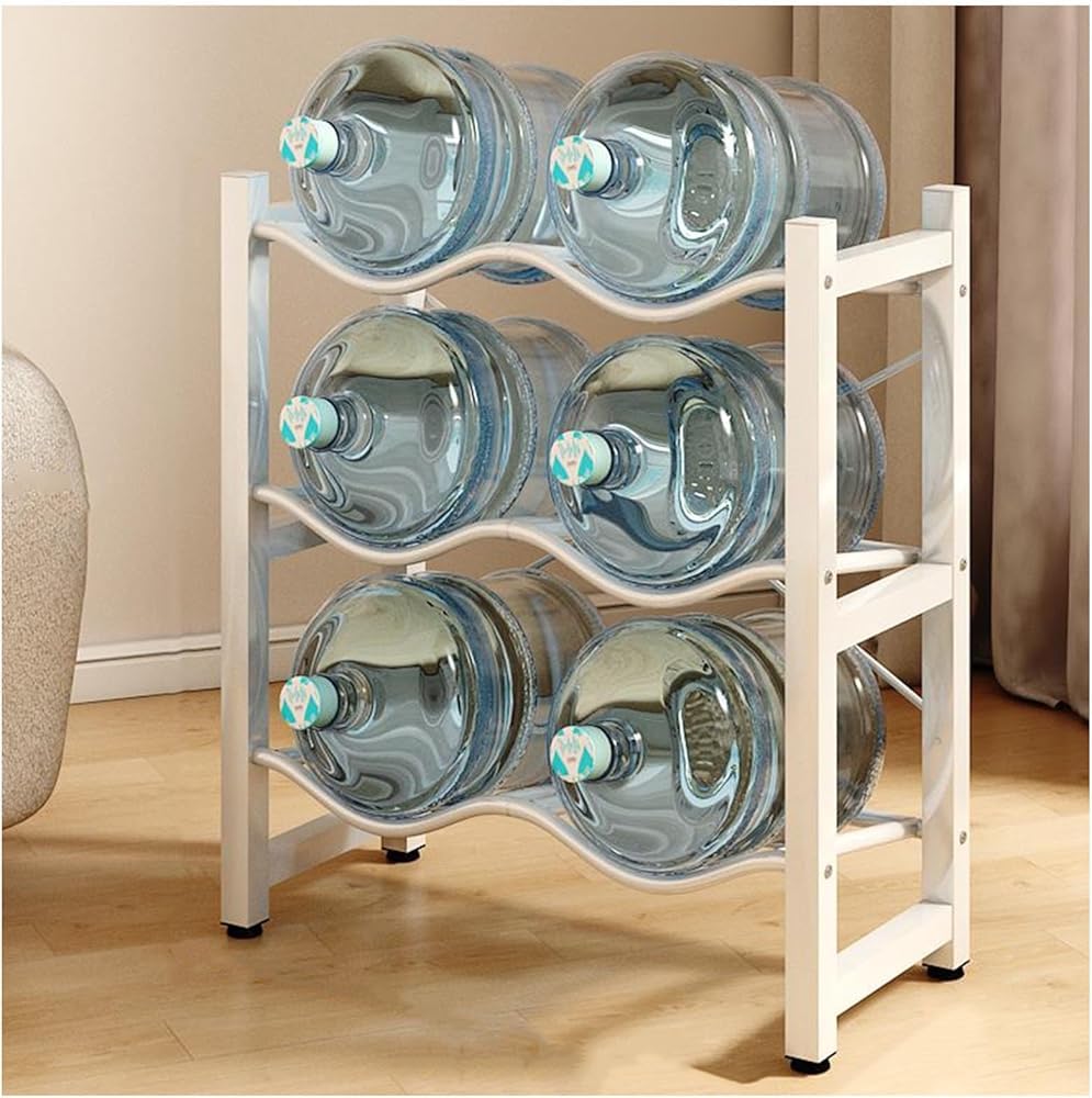 Soporte Resistente para Botellas de Agua, Apto para dispensadores y enfriadores de Agua (5 Soportes N), Ideal para el hogar y la Oficina.