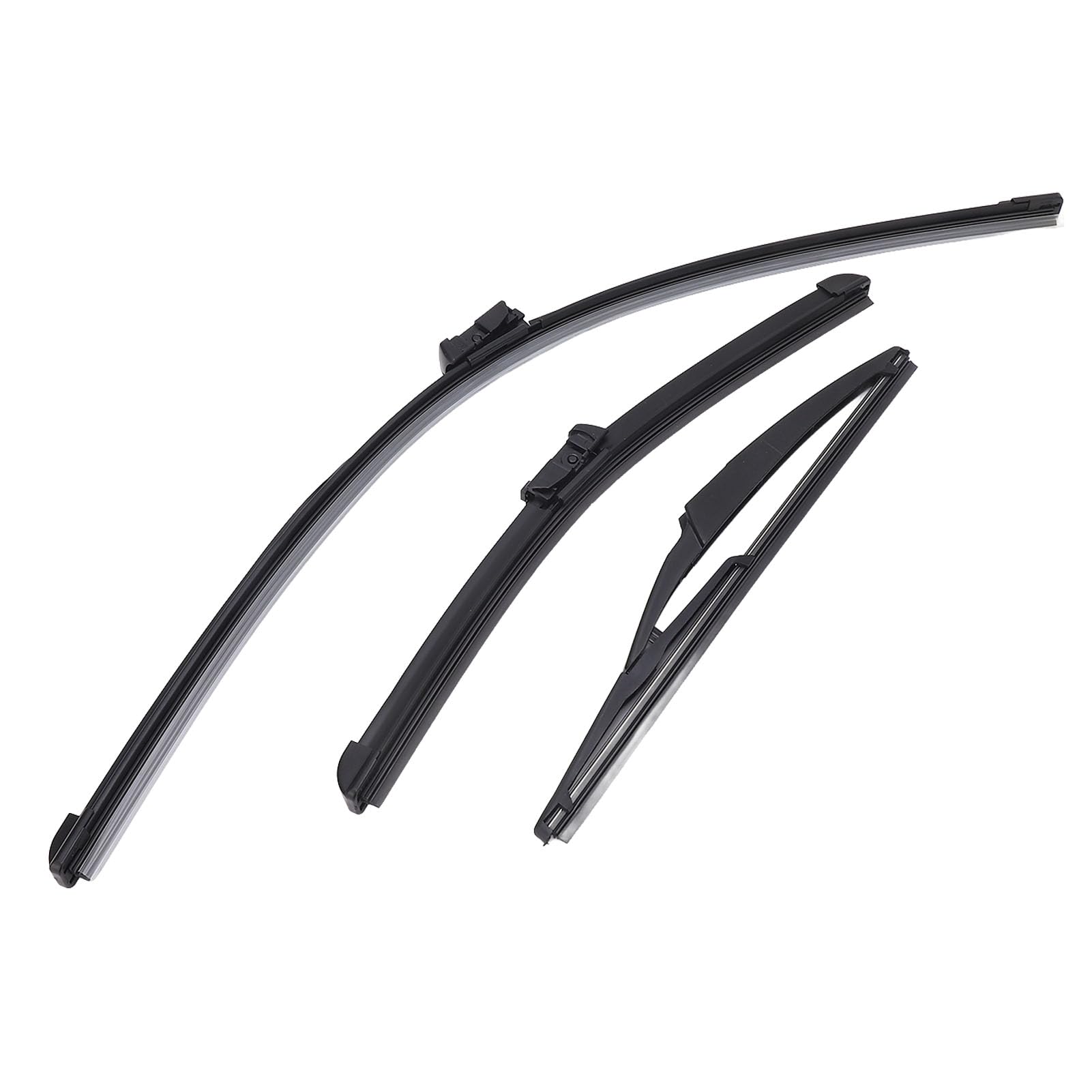 Sostituzione delle Spazzole dei Tergicristalli per Fia t 500 500C 500L 2009-2023, Set di Spazzole dei Tergicristalli Anteriori e Posteriori (confezione 3)