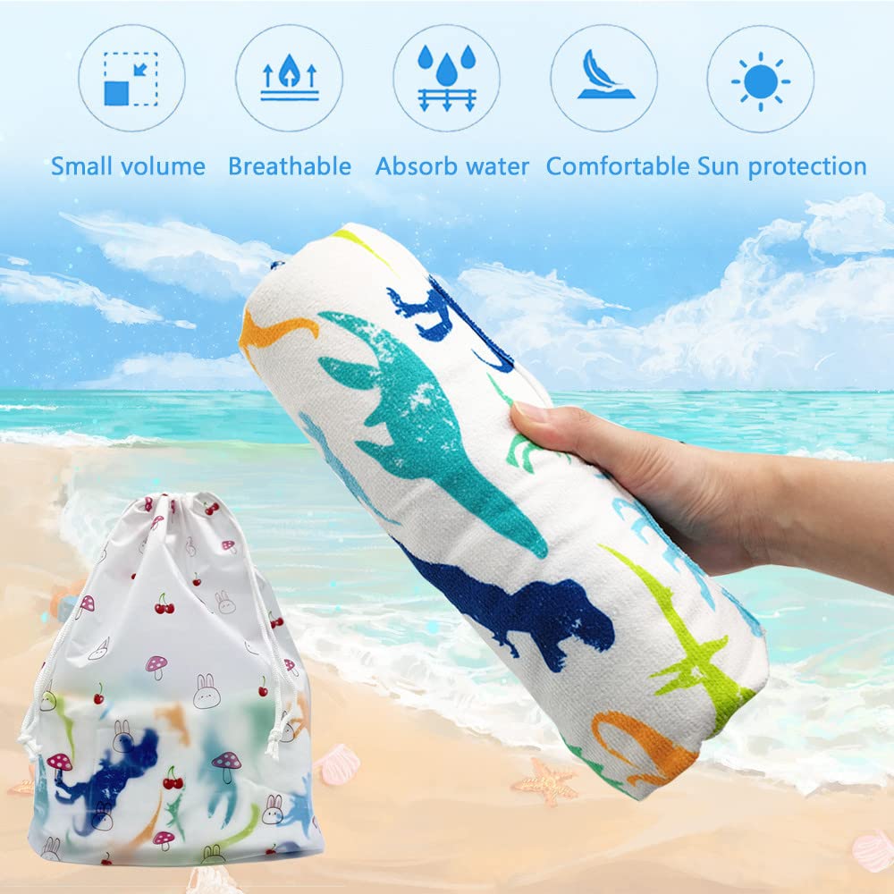 Chickwin Poncho Mare Bambino Telo Mare Bambini con Cappuccio