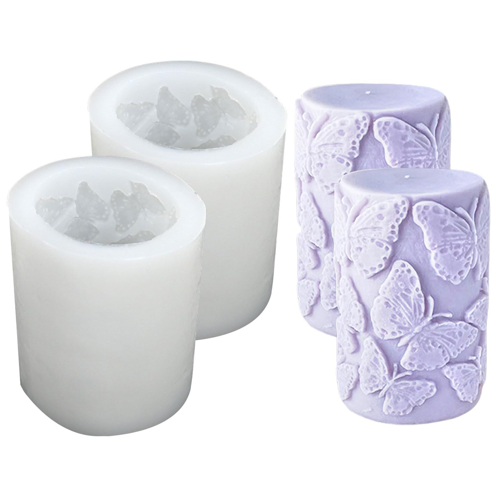 Moule en silicone de plâtre et bougie pour démoulage facile sans résidu
