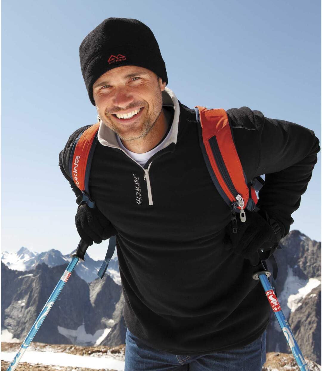ATLAS FOR MEN - Set di 4 Maglioni in Micropile da Uomo - Leggeri e Morbidi - Perfetti per l'inverno - Disponibili in Taglie Grandi da M a 5XL