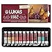 Lukas 1862 Professional Artist Oil Paint - Assorted Colors, 10 mL - Set of 12 - Outstanding Lightfastness, Non-Yellowing, w/Beeswax for Smooth, Buttery Texture, Consistent Hue - Professional Artists