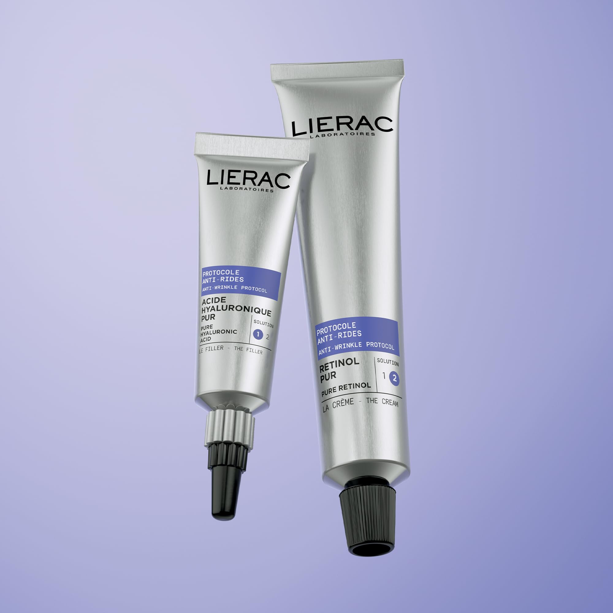 Lierac - Protocolo - Crema Antiedad Retinol Puro 0.3% 30ml - Retinol Puro Alta Precisión - Ácido Hialurónico - Corrige Arrugas - Sin Perfume
