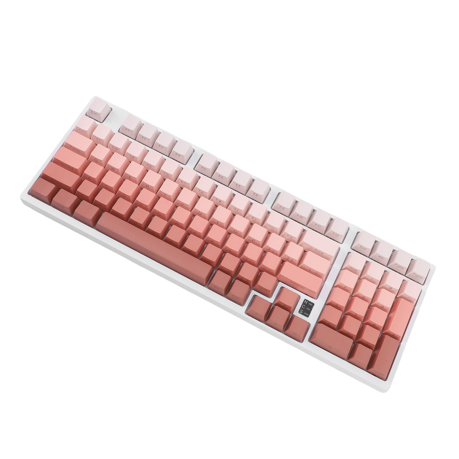 GOWENIC Wireless Mechanical Keyboard RGB Hot Swappable Gaming Keyboard with 3 Mode Connection PBT Keycaps 3000mAh Battery for