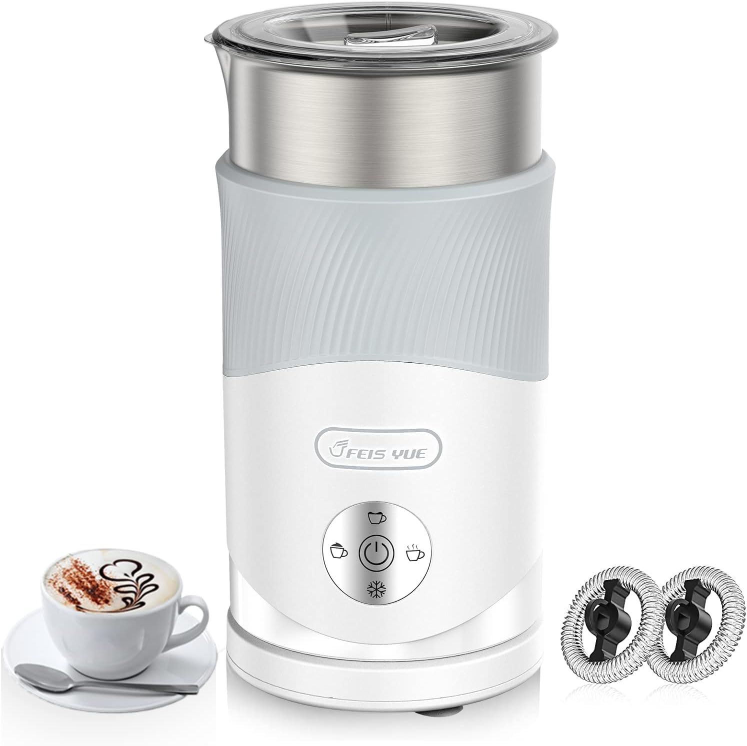 Automatic Milk Frother,Electric Milk Frother and Steamer Stainless