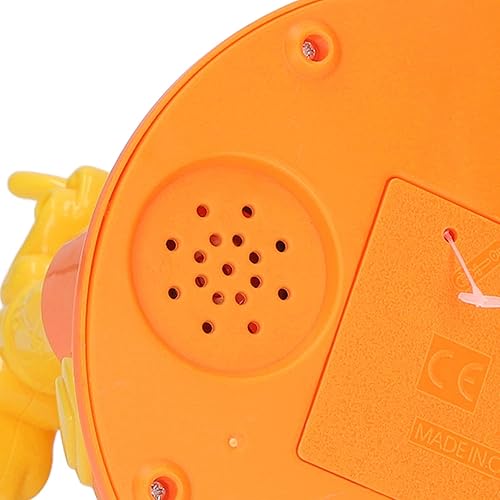 Miniatura 9 de SHYEKYO Juguete de teléfono con forma de pato, retro simulado educativo para niños, teléfono fijo de juguete, música ligera encantadora para jardín