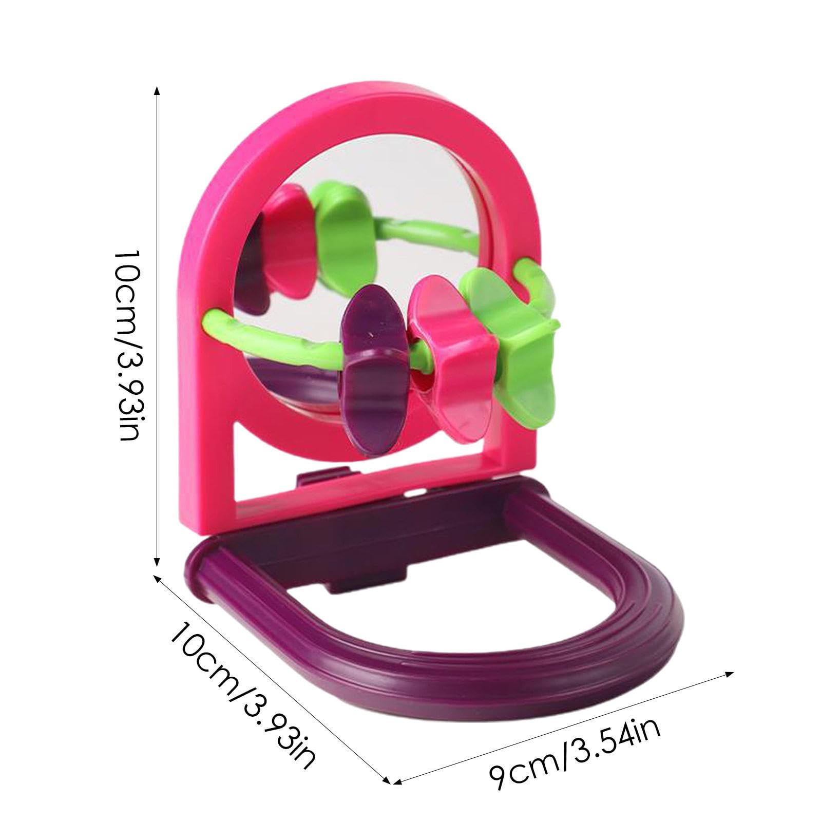 Specchio Per Gabbia Uccelli In Acrilico Con Corda - Giocattolo Per Pappagalli - Foto 13