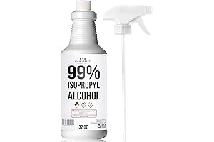 Premium HIGH Impact 99% Isopropyl Alcohol with Spray - Made in the USA