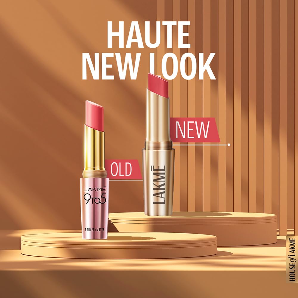 Lakme 9to5 Matte Lipstick - Cinnamon Spice -3
