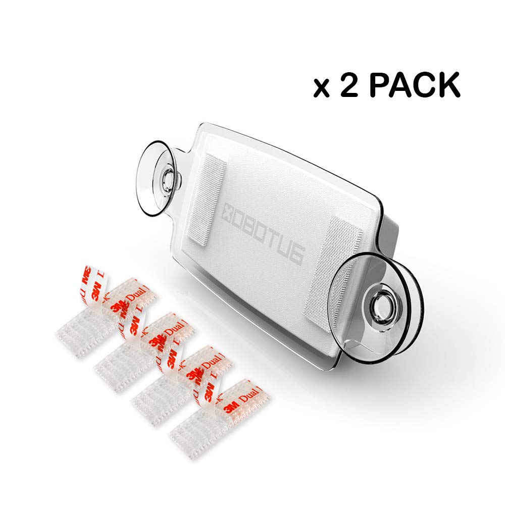 AutoBoxClub EZ Pass Holder - Fits All US Toll Passes, Easy to Install and Remove, UV-Protective, 4pcs Reclosable Mounting Strips Included