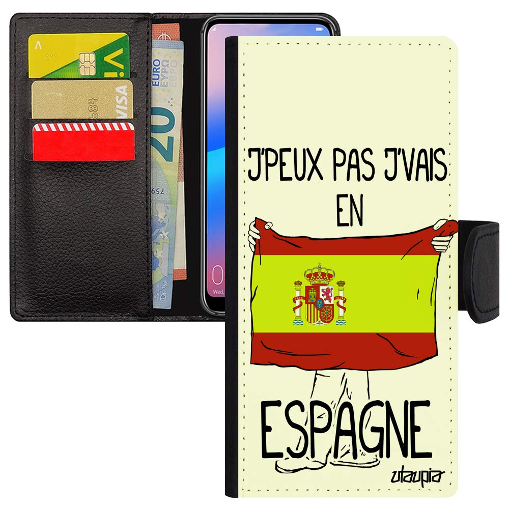 Coque Samsung Note 10 Lite protection portable 4G étui cuir portefeuille Espagne Euro