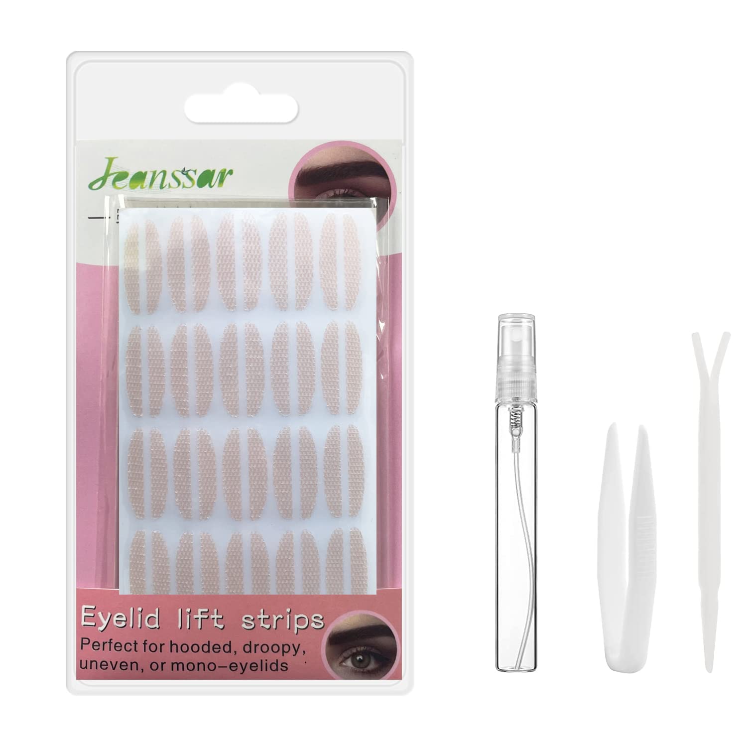 Akliocss 400pcs 3MM Water Eyelid Tape Ultra Invisible Beauty Double Eyelid Tape Stickers Instant Eye Lift Without Surgery Perfect for Hooded, Droopy, Uneven, Mono-eyelids