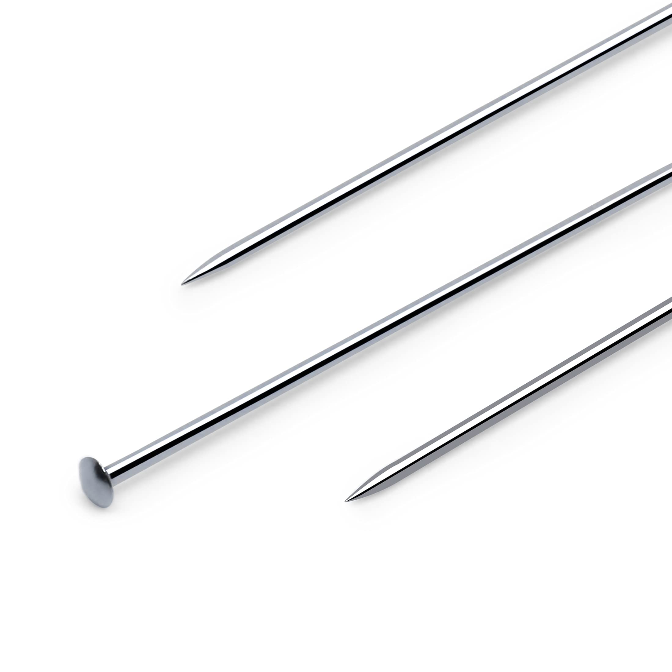 Dritz Satin Pins - 400 Count Nickel-Plated Steel Straight Pins, Size 17 (1-1/16") For Medium & Satin Fabrics - View #9