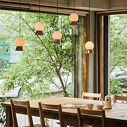 Lámpara colgante de globo para iluminar tu mesa de comedor con calidez 6