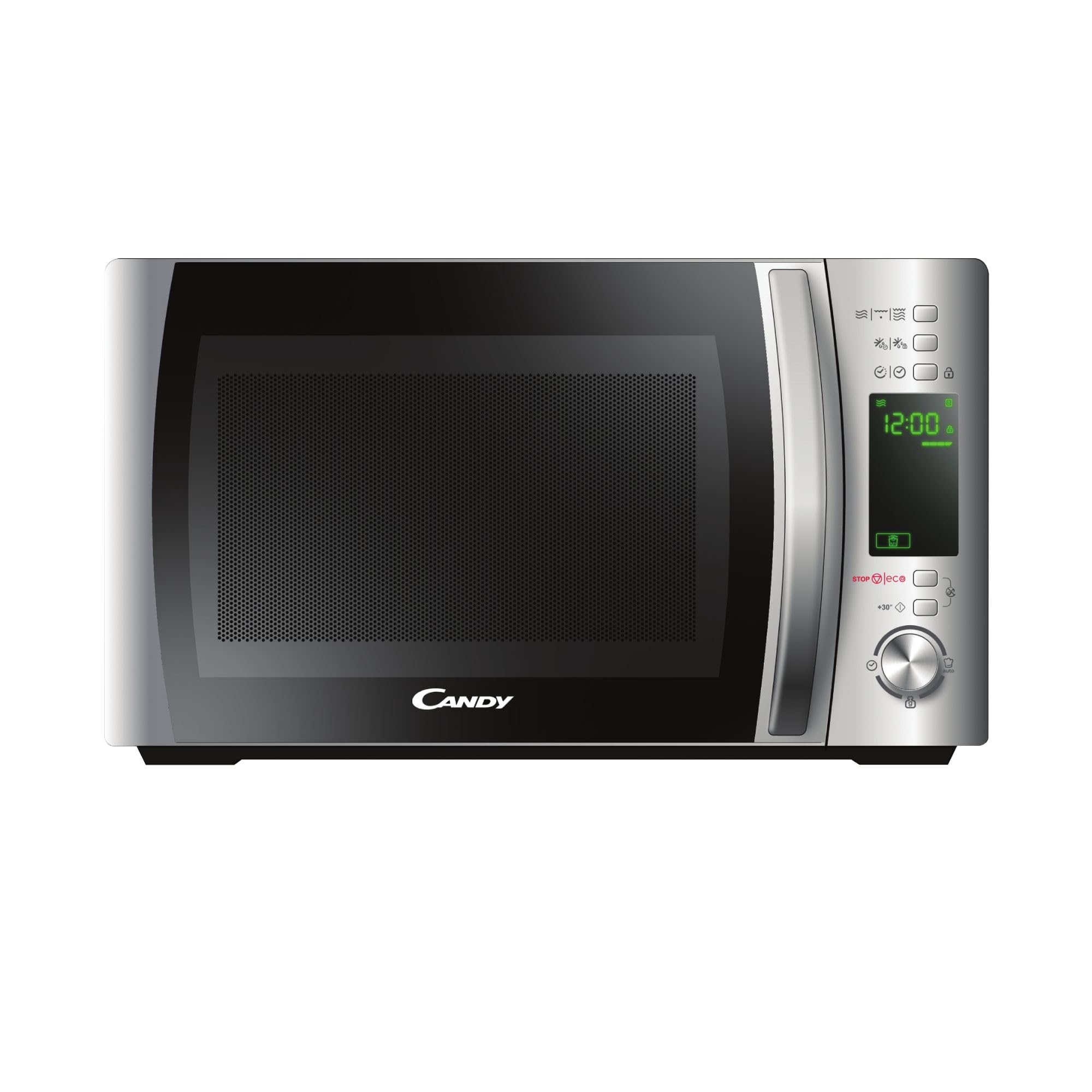 Candy CMXG20DS Micro-ondes, Puissant 700W + Puissance Grill 1000W, Capacité 20L, Ecran numérique, Application Cook-in