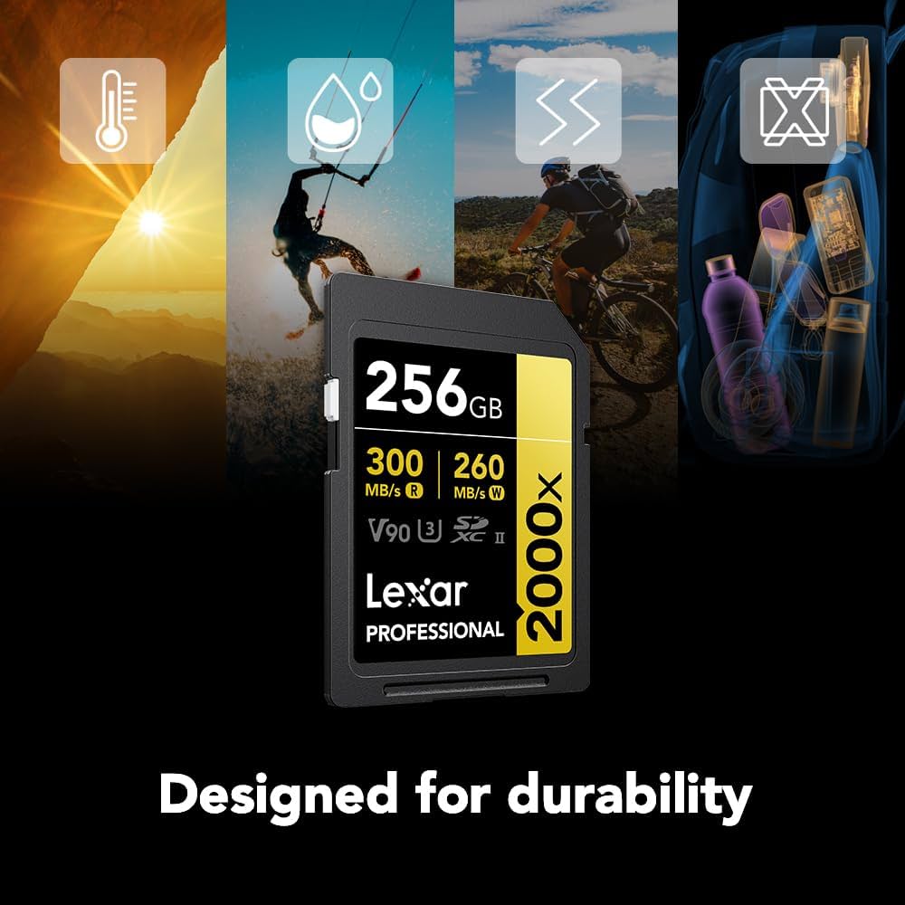 Lexar - Lexar　SDXCメモリーカード　LSDSIPL256G-BNNNJ　256GB Amazon.com: Lexar 256GB SDXC UHS-II 300MB/s and 256GB