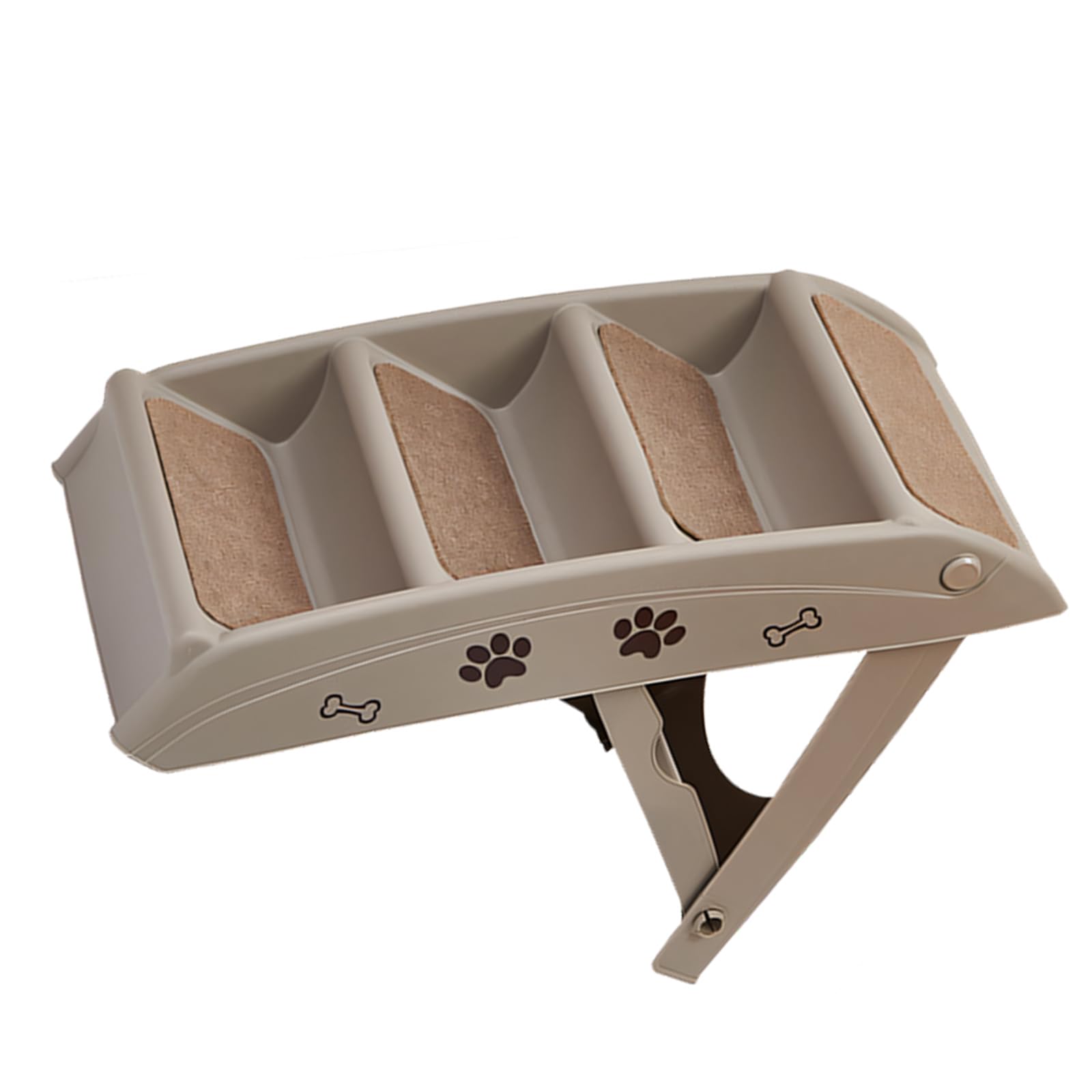 Kalttoy Foldable Pet Ramps for Dogs and Cats with Not Slip Surfaces Easy to Store and Carry Lightweights PP Materials Wide Step Pet Ladder