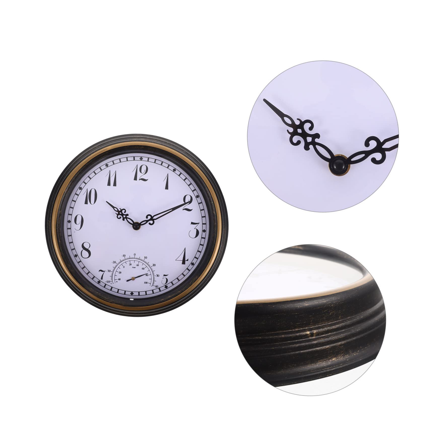 Orologio Da Parete Con Termometro Da 12 Pollici Decorazione Decorativa Per La Parete Della Casa Per Il Soggiorno