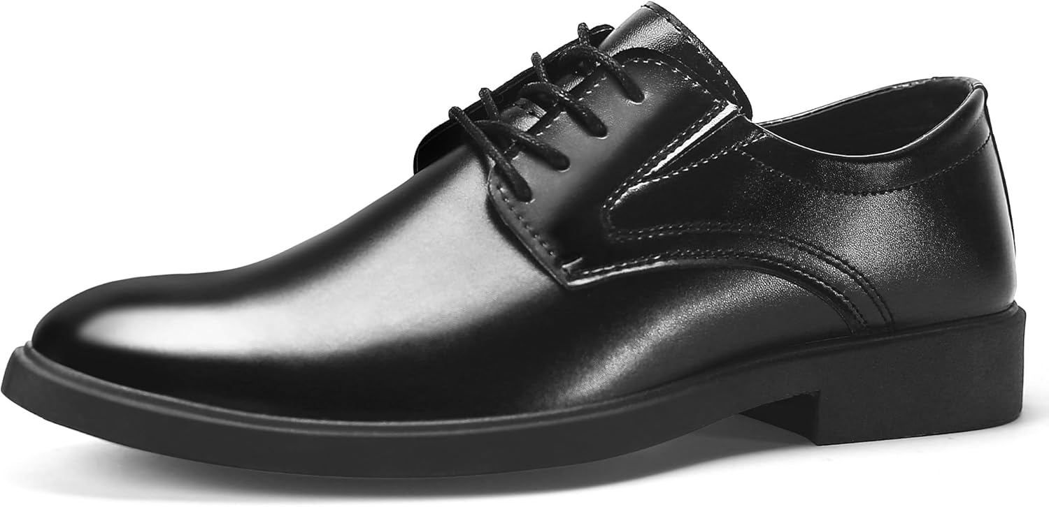 Men’s Dress Shoes Formal Oxford Slip On Business Derby Classic Lace-Up Tuxedo Shoes