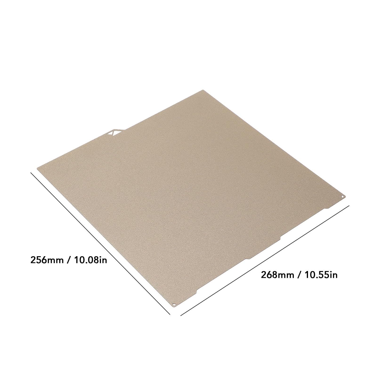 Oumefar 256x268mm Double Sided Textured PEI Build Plate, Heat Flexible 3D Printer Print for Kobra 3 Combo 3D Printing Accessories