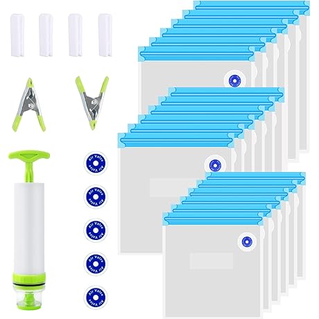 30PCS Sous Vide Vacuum Storage Bag Kit for All Vacuum Sealers
