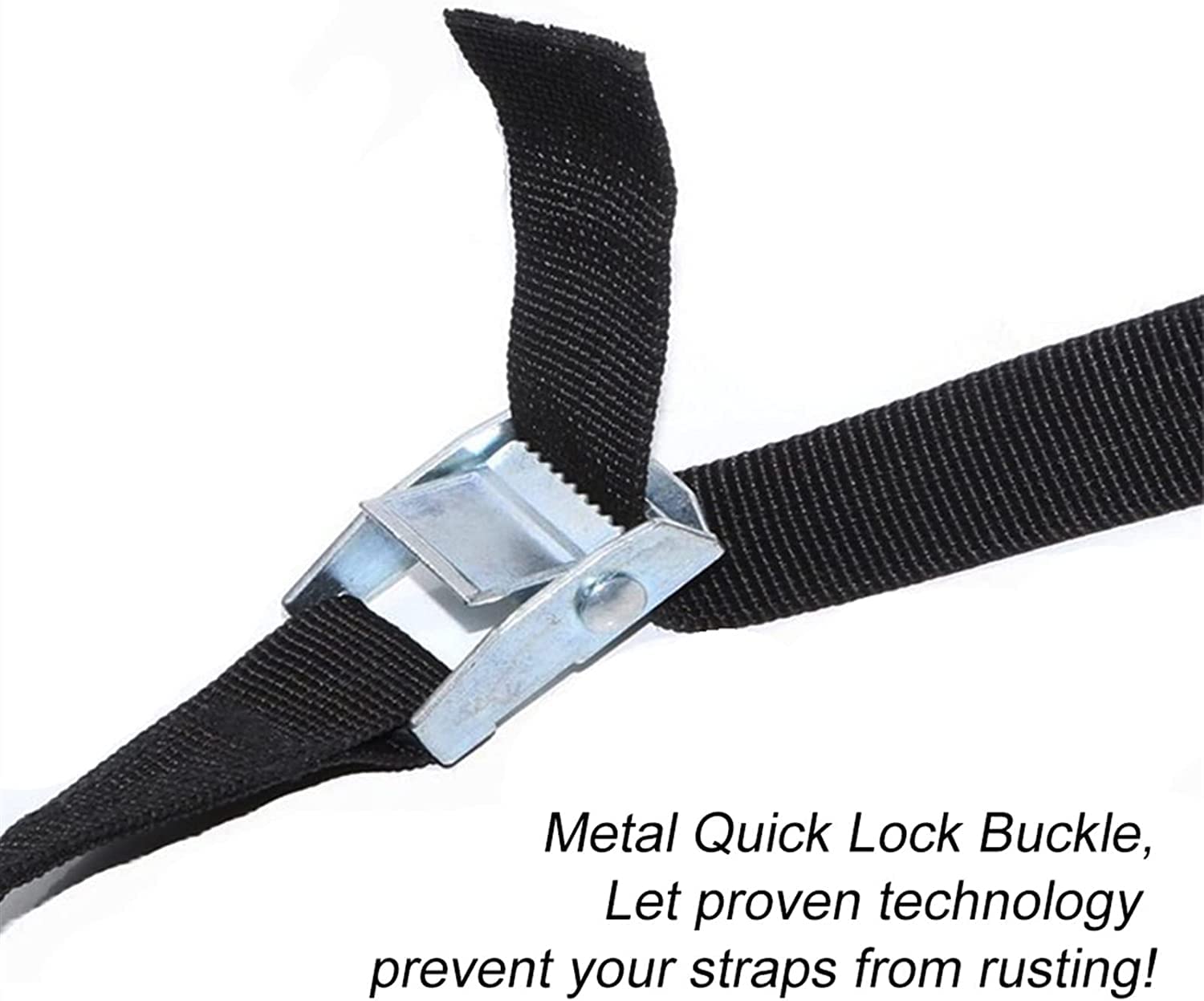 Cinghie di ancoraggio, Cinghie di ancoraggio, Cinghie di ancoraggio Cinghie di carico 2M Cintura di ancoraggio con fibbia for auto moto bici con fibbia in metallo Corda di traino Robusta cintura a cri