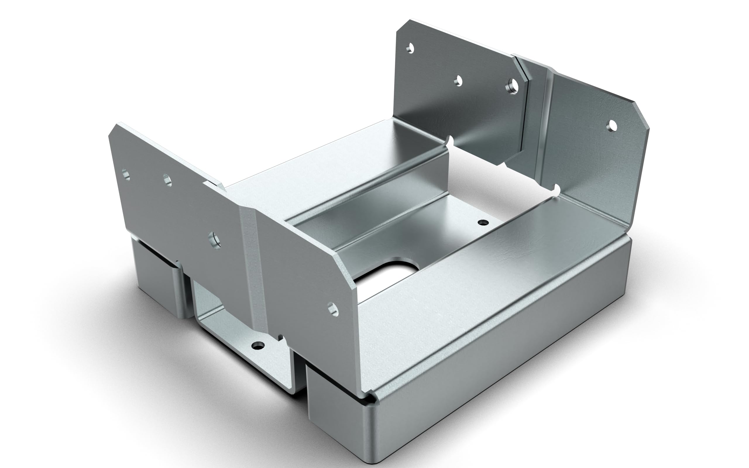 vikofan 6x6 Post Base Heavy Duty 10-Pack