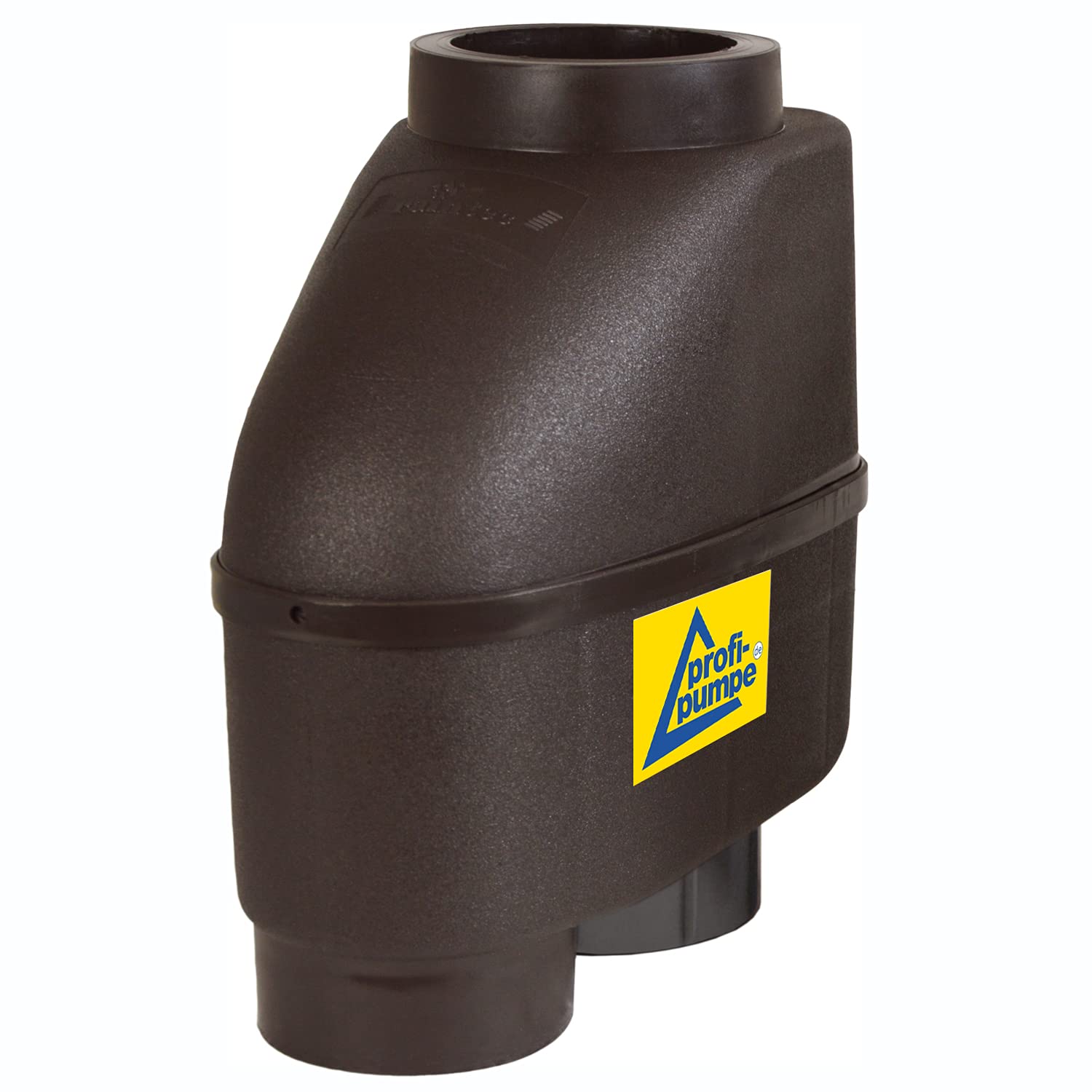 REGENSAMMLER FALLROHR-Filter REGENTONNEN-FÜLLAUTOMAT Z 100 – Regenwasserfilter in selbstreinigender Bauart mit Edelstahl-Sieb und 100-125mm-Universal-Anschluss für Profi-Regenwassernutzung (Braun)