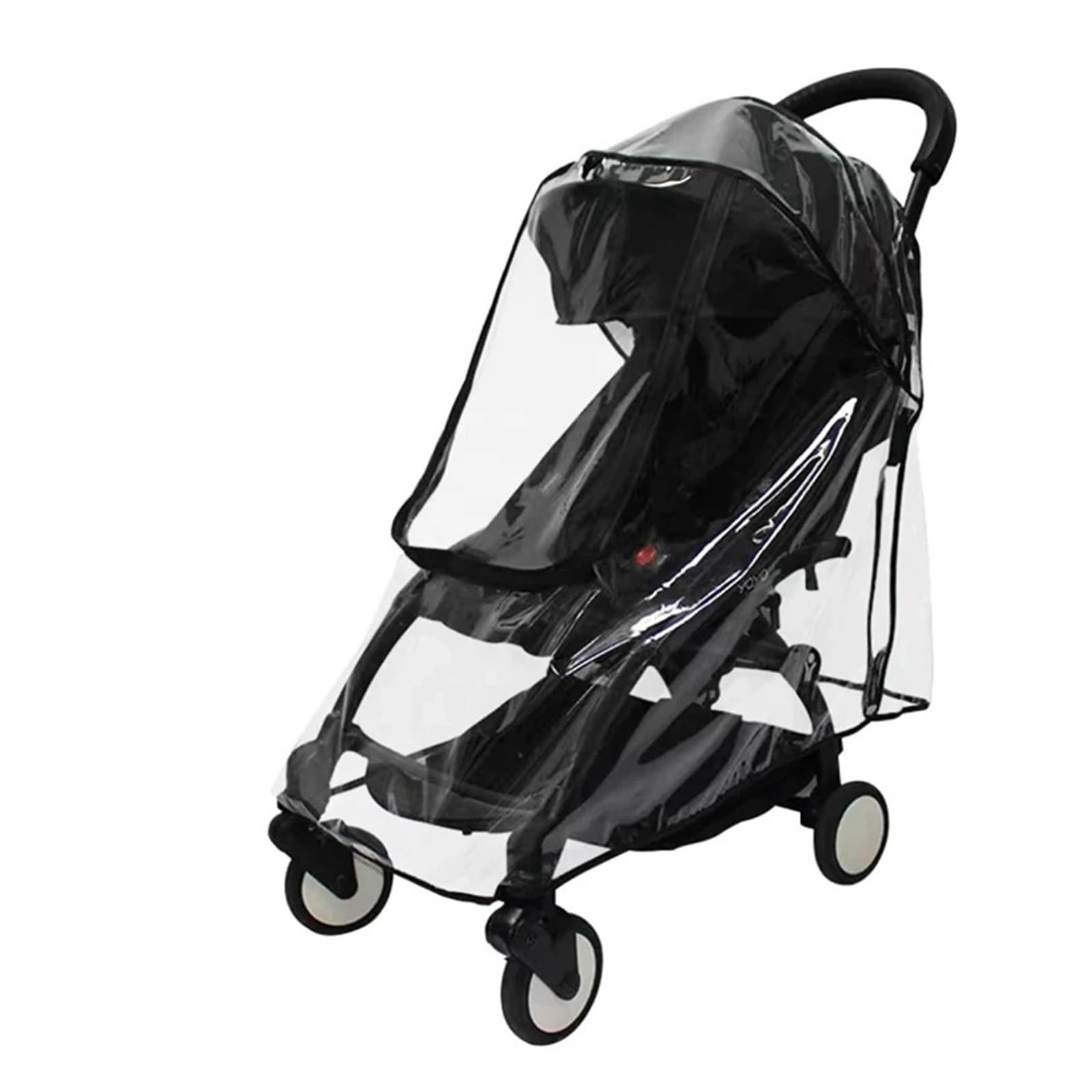 Copertura antipioggia di sicurezza in EVA for passeggino | Stile normale/doppia cerniera: protegge il passeggino dalla pioggia, dal vento e dalla neve(Regular Style)