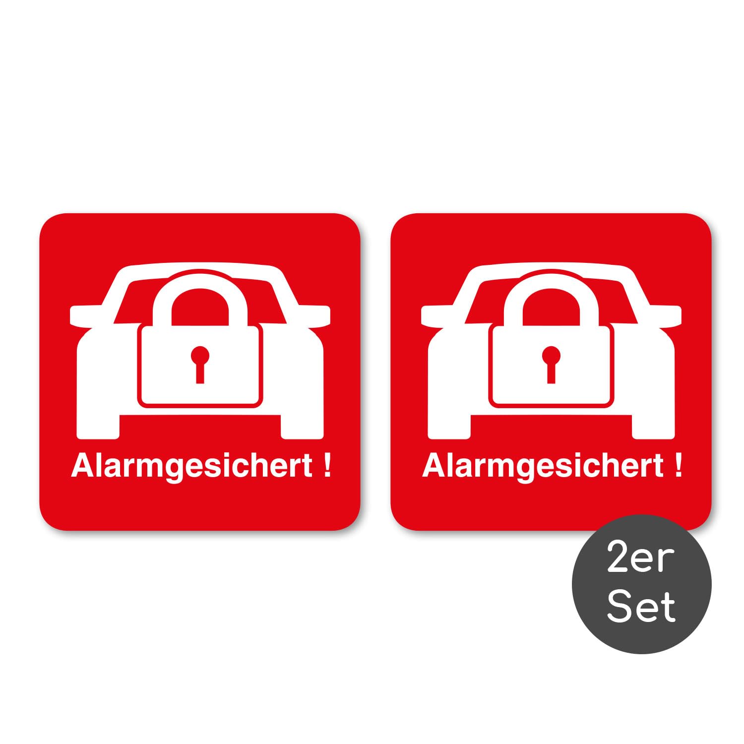 Adesivi Allarme ISecur 3x3 Cm - Avviso Antifurto Per Vetri E Auto - Foto 10