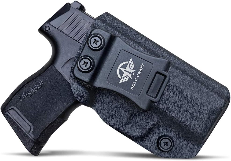 Sig P365 Holster IWB Kydex Custom Fit: Sig Sauer P365 / P365 SAS / P365 X Pistol - Inside Waistband - Adj. Cant Retention