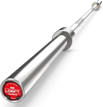 Professional Deadlift Bar, 92in 27MM Deadlift Barbell for Powerlifting, Barbell for 45lb 1500 lbs Weight Capacity 190K PSI, Enhanced Flex Weight Bar Fit 2 Weights