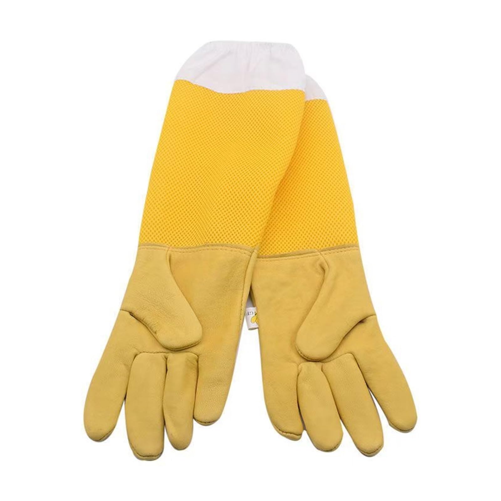 1 Pair Beekeeping Gloves Long Gloves for Beekeepers Beekeeping Tools Protective Sleeves Mesh(B,XL)