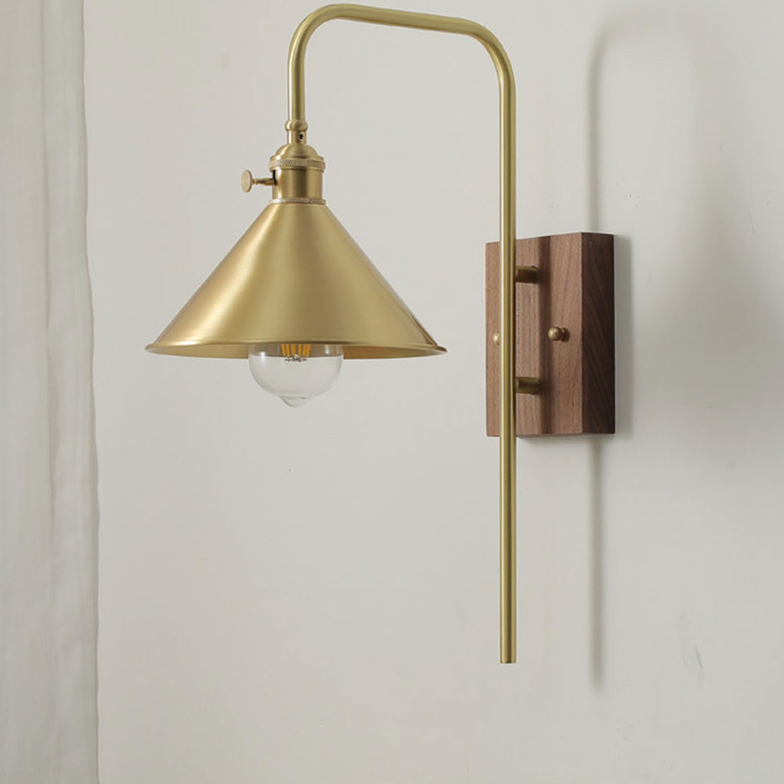 Lámpara de Pared Moderna para Interiores, Estilo nórdico Retro, lámpara de mesilla de Noche, Espejo de baño, Faro para Sala de Estar y Dormitorio, 1 Unidad.
