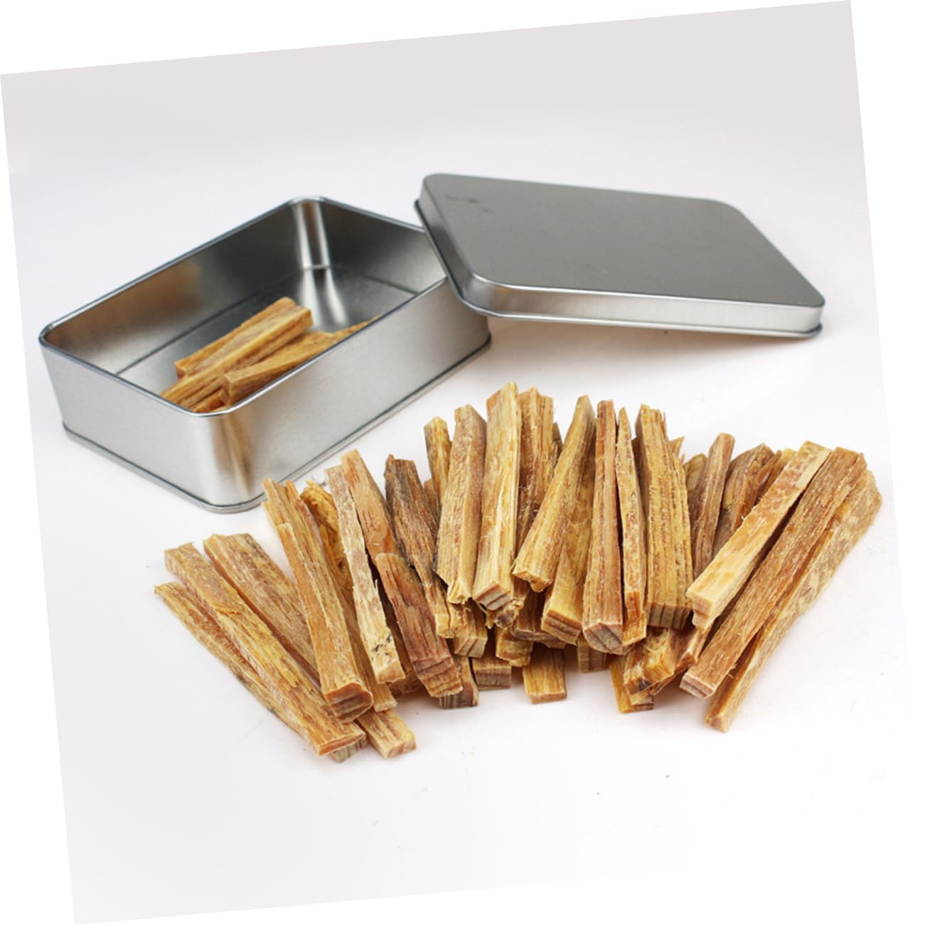 Iniciadores de Fuego de Madera Natural 2 Cajas de Leña Seca Esenciales para Encender Fogatas y Barbacoas para Supervivencia y Acampada